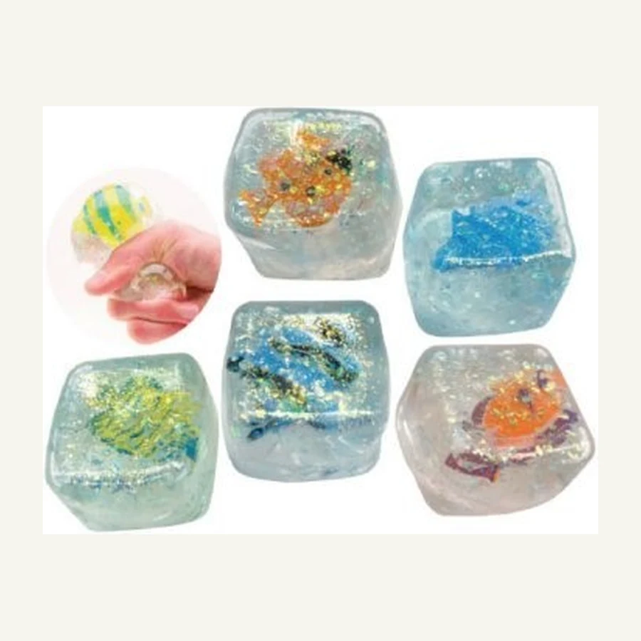 Transparent Fish Ice Cube Squishy catalog reference