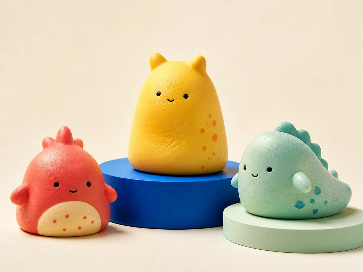 Original character squishy concept shown as a product direction